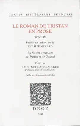 Read: Book Le roman de Tristan en prose
