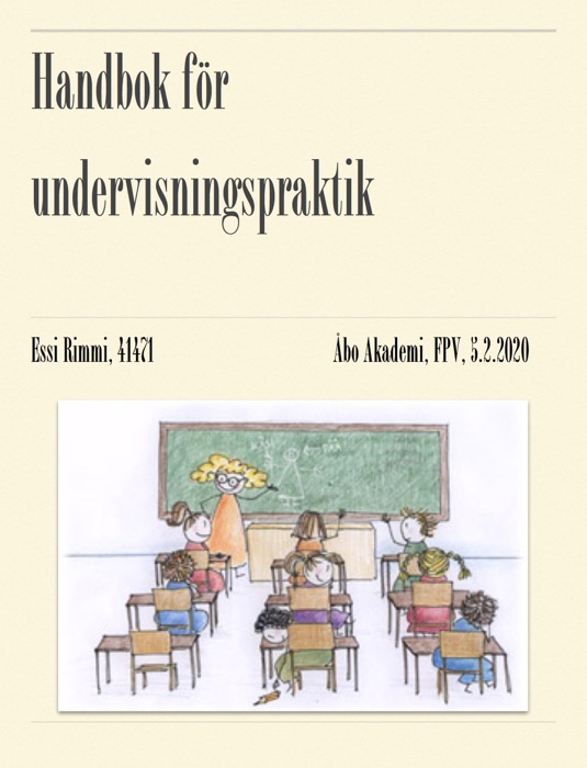 Handbok för undervisningspraktik