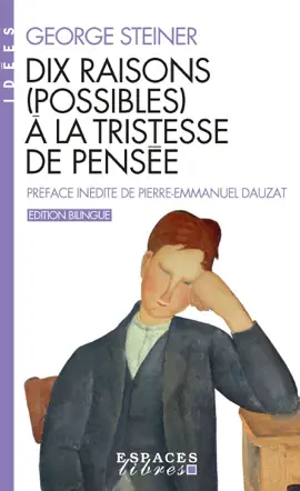 Read: Dix raisons (possibles) à la tristesse Book de pensée