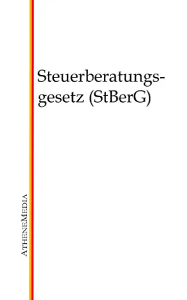 Read: Book Steuerberatungsgesetz (StBerG)
