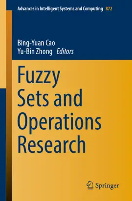 Read: Fuzzy Sets and Operations Book Research