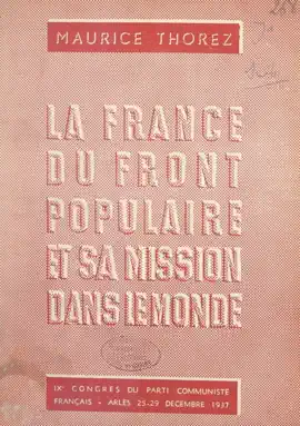 Read: La France Book du Front populaire et sa mission dans le monde