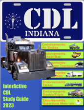 CDL Indiana Commercial Drivers License Exam Prep 2023 - William Cover Art