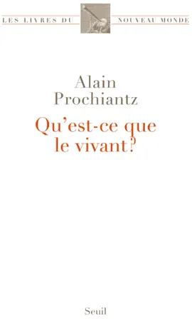 Read: Qu'est-ce que le vivant ? Book