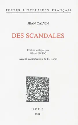 Read: Des Scandales Book