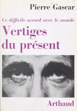 Read: Vertiges du présent Book
