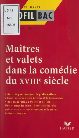 Read: Book Maîtres et valets dans la comédie du XVIIIe siècle