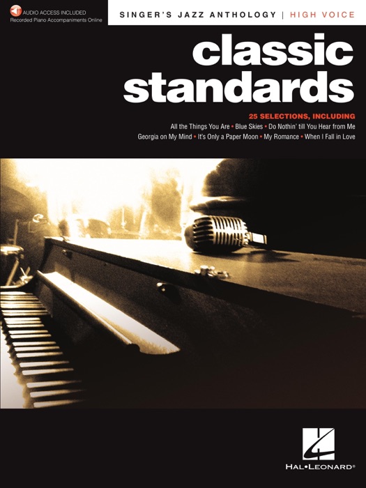 Classic Standards: Singer's Jazz Anthology - High Voice