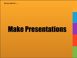 So you want to make presentations? - Mathew Pullen
