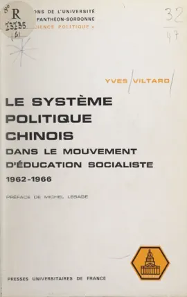 Read: Le système politique chinois dans le Book mouvement d'éducation socialiste