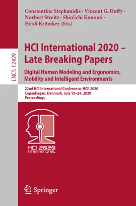 Read: HCI International 2020 – Late Breaking Papers: Digital Human Modeling and Ergonomics, Mobility and Intelligent Environments Book