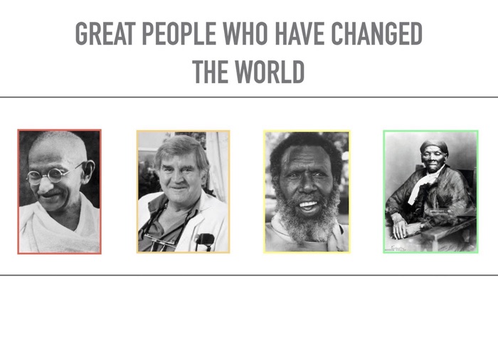 Great People Who Have Changed The World