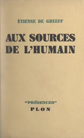 Read: Aux sources de l'humain Book
