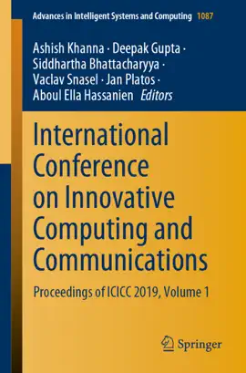Read: International Conference on Innovative Computing Book and Communications