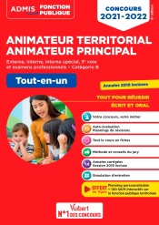 Concours Animateur territorial et Animateur principal - Catégorie B - Tout-en-un