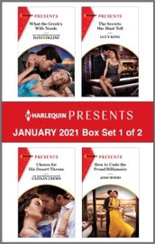 Harlequin Presents - January 2021 - Box Set 1 of 2 - Dani Collins, Caitlin Crews, Lucy King & Joss Wood