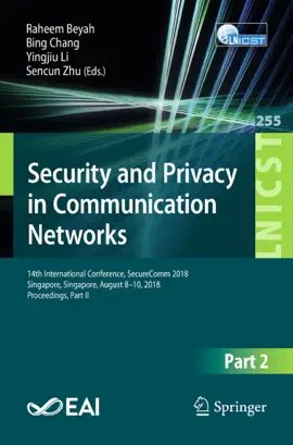 Read: Security and Privacy Book in Communication Networks