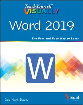 Read: Teach Book Yourself VISUALLY Word 2019