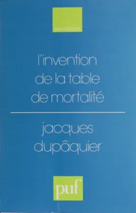 Read: L'Invention de la table de mortalité Book