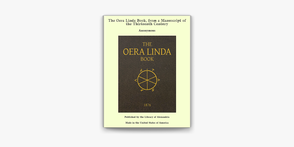 The Oera Linda book from a manuscript of the thirteenth century