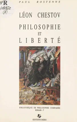 Read: Book Léon Chestov : philosophie et liberté