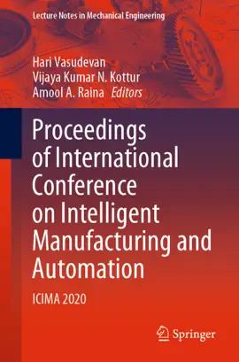 Read: Book Proceedings of International Conference on Intelligent Manufacturing and Automation