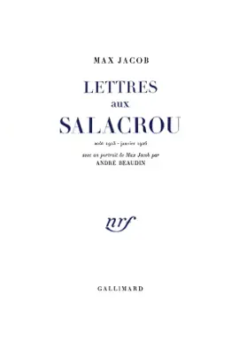 Read: Lettres aux Book Salacrou (août 1923 - janvier 1926)