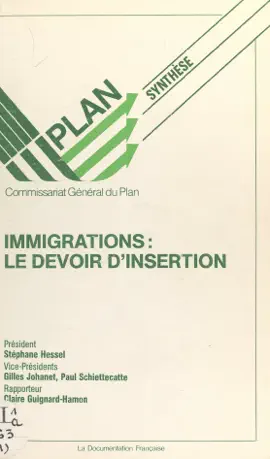 Read: Immigrations : le devoir d'insertion Book