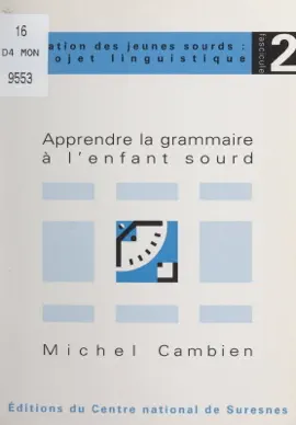 Read: Apprendre la grammaire à Book l'enfant sourd