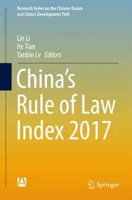 Read: China’s Rule of Law Book Index 2017