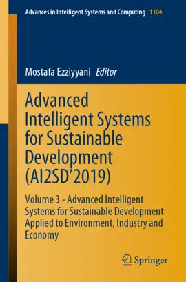 Read: Advanced Intelligent Systems for Sustainable Development (AI2SD’2019) Book