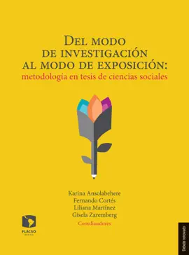 Read: Del modo de investigación al modo de exposición: Metodología en tesis de ciencias Book sociales