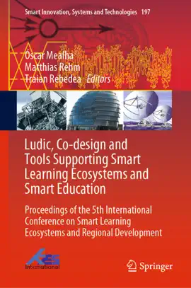 Read: Ludic, Book Co-design and Tools Supporting Smart Learning Ecosystems and Smart Education