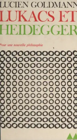 Read: Book Lukács et Heidegger