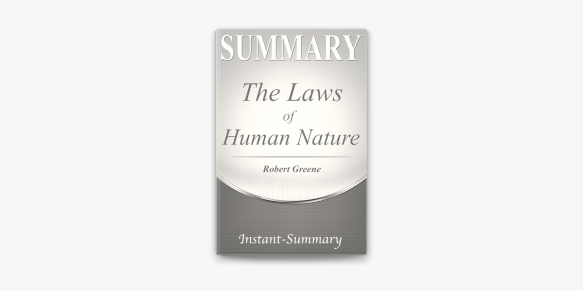 The Laws of Human Nature by Robert Greene, Paperback