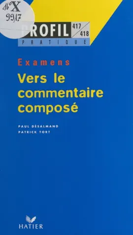 Read: Vers le commentaire Book composé