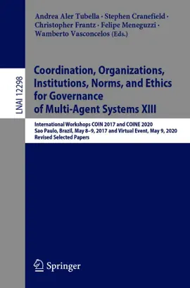 Read: Coordination, Organizations, Institutions, Norms, and Ethics for Governance of Book Multi-Agent Systems XIII