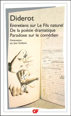 Read: Entretiens sur Le Fils naturel - De la poésie Book dramatique - Paradoxe sur le comédien