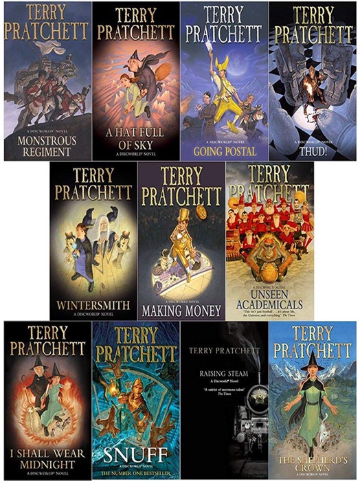 Terry pratchett Discworld novels Series 7 and 8 :11 books collection set