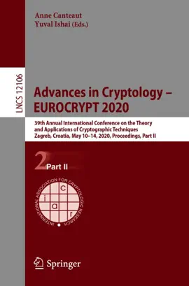 Read: Advances in Book Cryptology – EUROCRYPT 2020