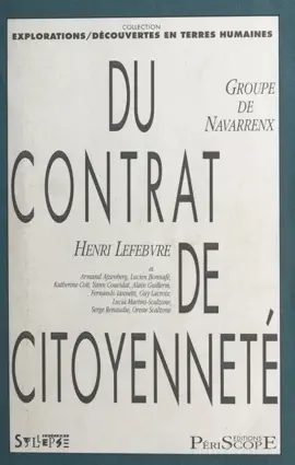Read: Book Du contrat de citoyenneté
