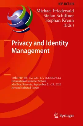 Read: Privacy and Identity Management Book