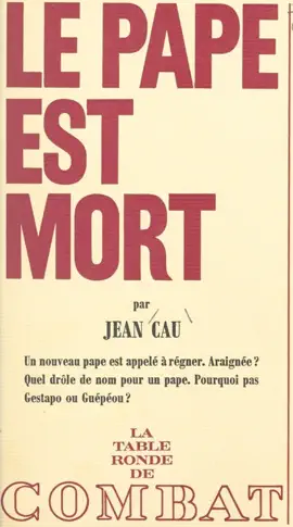 Read: Le Pape est mort Book