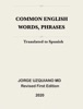 Book COMMON ENGLISH WORDS, PHRASES