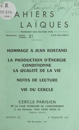 Read: La production d'énergie conditionne la qualité de la Book vie