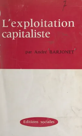 Read: L'exploitation capitaliste Book (plus-value et salaire)