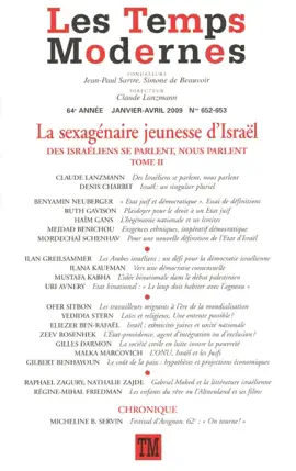 Read: Les Temps Modernes n° Book 652-653 - La sexagénaire jeunesse d'Israël (Partie 2)