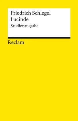 Read: Lucinde. Book Studienausgabe