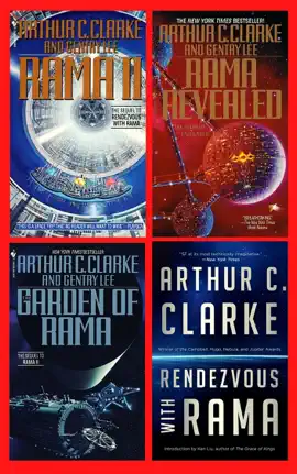 Read: RAMA SERIES by Arthur C. Clarke : Rendezvous with Rama, Rama II, The Book Garden of Rama and Rama Revealed