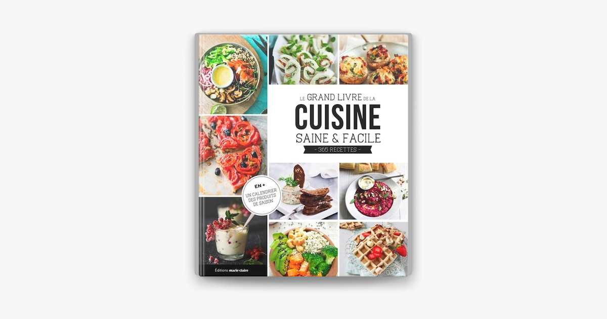 Grand livre cuisine saine et facile on Apple Books